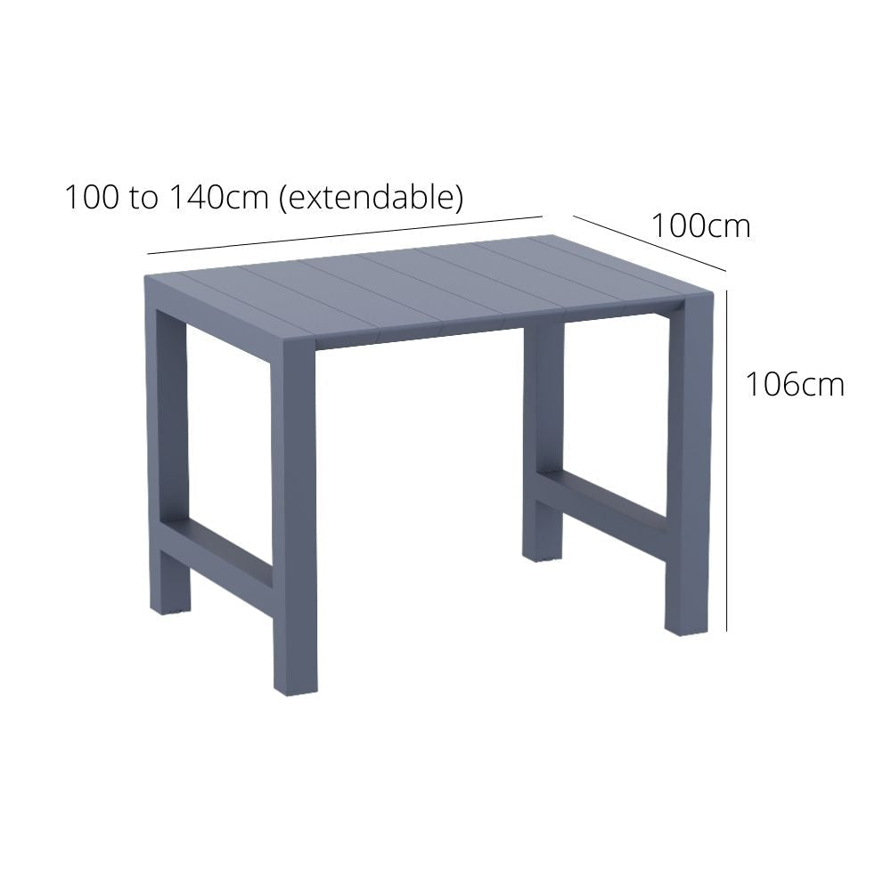 100cm high deals table