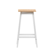 Load image into Gallery viewer, Archie Wooden Counter Stool Backless (Set of 2) White 64cm