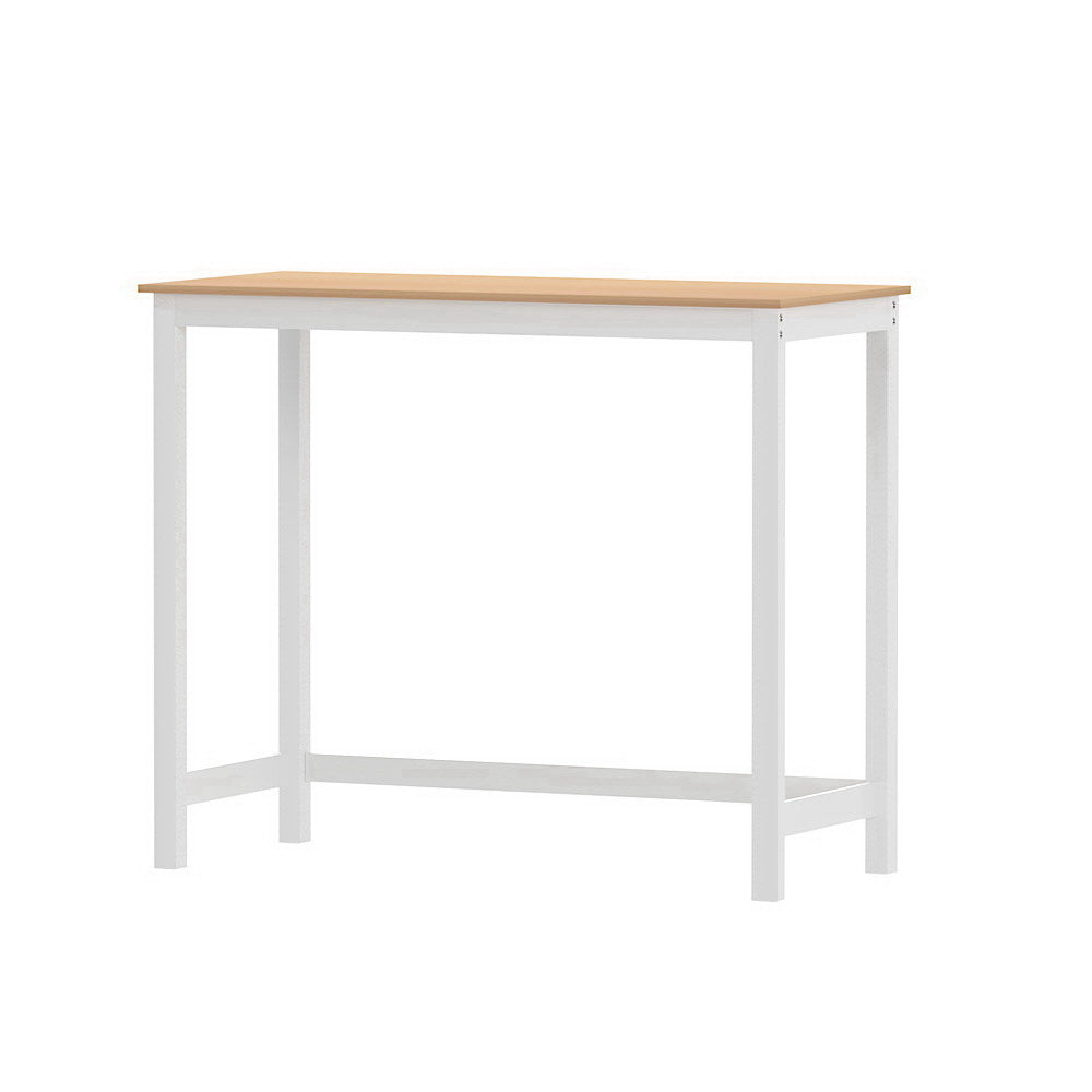 Archie Wooden Bar Table White