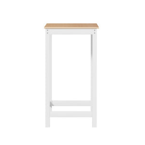 Archie Wooden Bar Table White