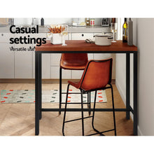 Load image into Gallery viewer, Ash Industrial Bar Table Wood